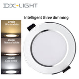 LED Downlight AC220V~240V 5W 9W 12W 15W LED Ceiling Round Recessed Lamp Waterproof LED Spot Light For Bathroom Kitchen