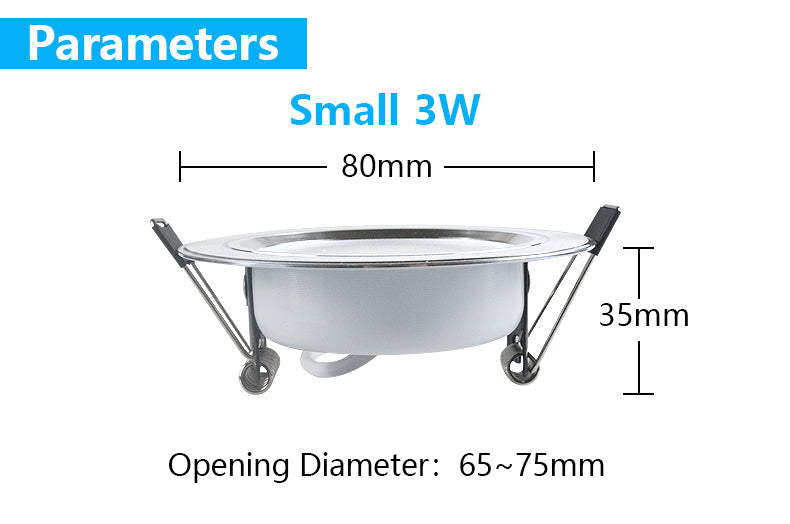 LED Downlight 220V Ceiling Spot 18W 3W 5W 7W 9W 12W 15W Round Recessed Lamp 230V 240V 110V Bulb Bedroom Kitchen Indoor Lighting