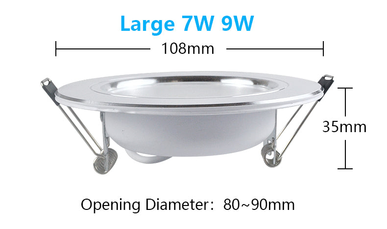 LED Downlight 220V Ceiling Spot 18W 3W 5W 7W 9W 12W 15W Round Recessed Lamp 230V 240V 110V Bulb Bedroom Kitchen Indoor Lighting