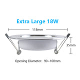 LED Downlight 220V Ceiling Spot 18W 3W 5W 7W 9W 12W 15W Round Recessed Lamp 230V 240V 110V Bulb Bedroom Kitchen Indoor Lighting