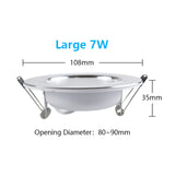 LED Downlight 220V Ceiling Spot 18W 3W 5W 7W 9W 12W 15W Round Recessed Lamp 230V 240V 110V Bulb Bedroom Kitchen Indoor Lighting