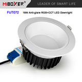 Miboxer 6W 12W 18W Anti-glare RGB+CCT LED Downlight AC100~240V Dimmable Smart LED Ceiling light Indoor lamp FUT070/FUT071/FUT072