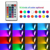 RGB 5W 10W Dimmable LED Recessed Ceiling Downlight White Lamp + Remote Control 85-265V Lamp Spotlight Lighting For Home Office