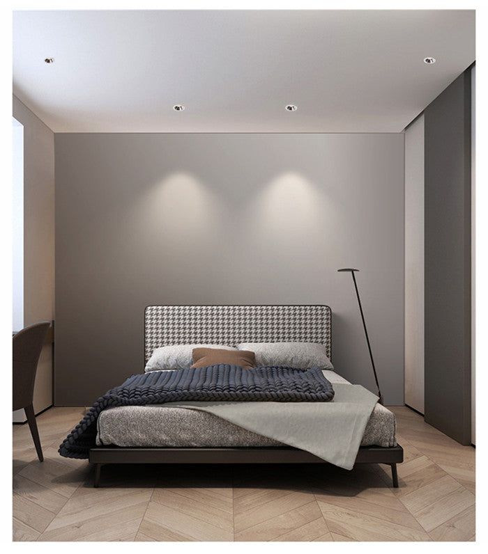 Dimmable Round Angle Adjustable Anti Glare Recessed LED Downlight 7W 12W 15W 20W 85-265V COB Ceiling Living Room Indoor Lighting