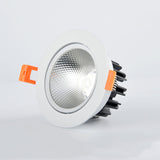 LED Angle Adjustable  Recessed Downlight Dimmable 5W 7W 9W 12W 15W 18W Epistar COB Chip Ceiling Spot Lamp with 110/220V Driver