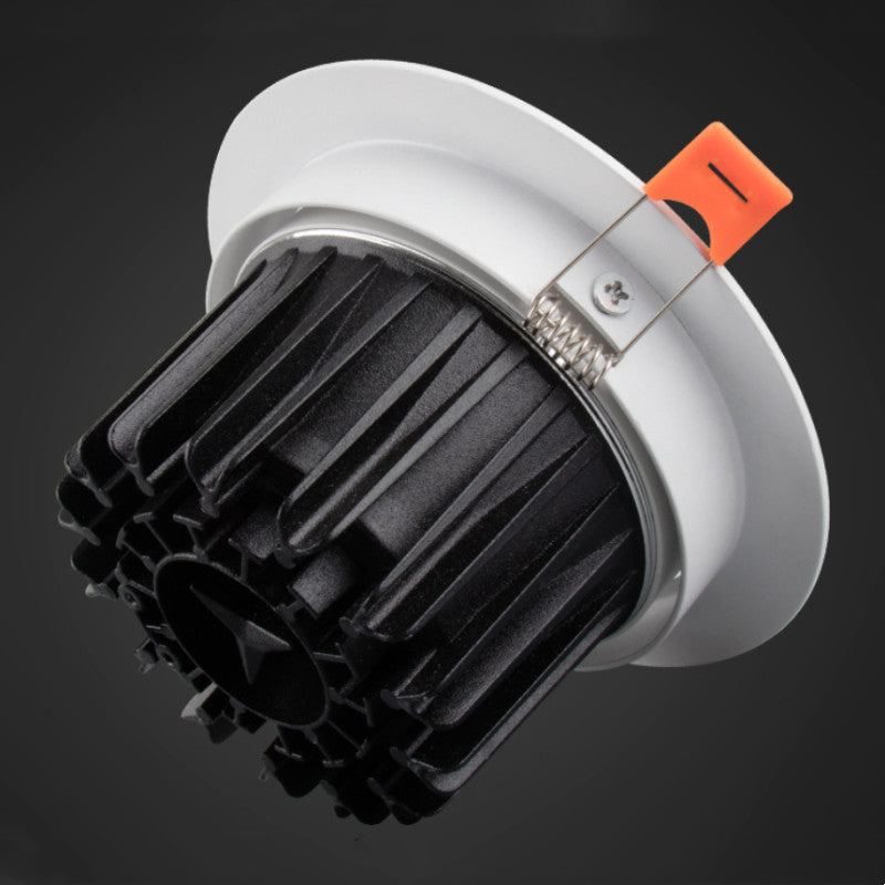 LED Angle Adjustable  Recessed Downlight Dimmable 5W 7W 9W 12W 15W 18W Epistar COB Chip Ceiling Spot Lamp with 110/220V Driver