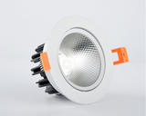 LED Angle Adjustable  Recessed Downlight Dimmable 5W 7W 9W 12W 15W 18W Epistar COB Chip Ceiling Spot Lamp with 110/220V Driver