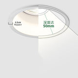 Anti-glare Recessed Ceiling Downlight lamp 5W 7W 9W 15W 20W LED Spot Lights Ceiling Fixtures Lighting For Bedroom Living Room