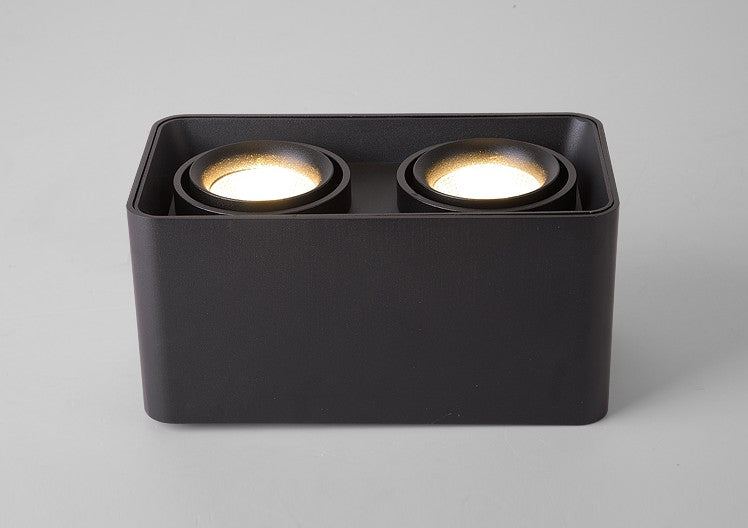 Square COB LED dimmable Downlights 10W 15W 20W 30W Surface Mounted LED Ceiling Lamps Spot Light LED Downlights AC85V-265V