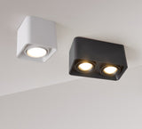 Square COB LED dimmable Downlights 10W 15W 20W 30W Surface Mounted LED Ceiling Lamps Spot Light LED Downlights AC85V-265V