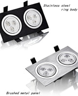 Dimmable Square LED Downlight 12W 20W 28W Recessed High power LED Ceiling Lamp Spot light AC85-265V Indoor Lighting