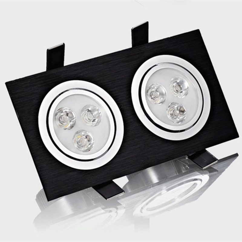 Dimmable Square LED Downlight 12W 20W 28W Recessed High power LED Ceiling Lamp Spot light AC85-265V Indoor Lighting