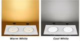 Dimmable Square LED Downlight 12W 20W 28W Recessed High power LED Ceiling Lamp Spot light AC85-265V Indoor Lighting