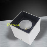 High Power 10W 12W 15W COB LED Downlights Square Surface Mounted LED Spotlight Dimmable 110V 220V Warm Cool White Free Shipping