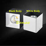 High Power 10W 12W 15W COB LED Downlights Square Surface Mounted LED Spotlight Dimmable 110V 220V Warm Cool White Free Shipping