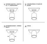 High Power 10W 12W 15W COB LED Downlights Square Surface Mounted LED Spotlight Dimmable 110V 220V Warm Cool White Free Shipping
