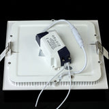 Thickness 3W/6W/9W/12W/15W/18W/24W dimmable LED downlight Square LED panel Ceiling Recessed Light bulb lamp AC85-265V smd2835