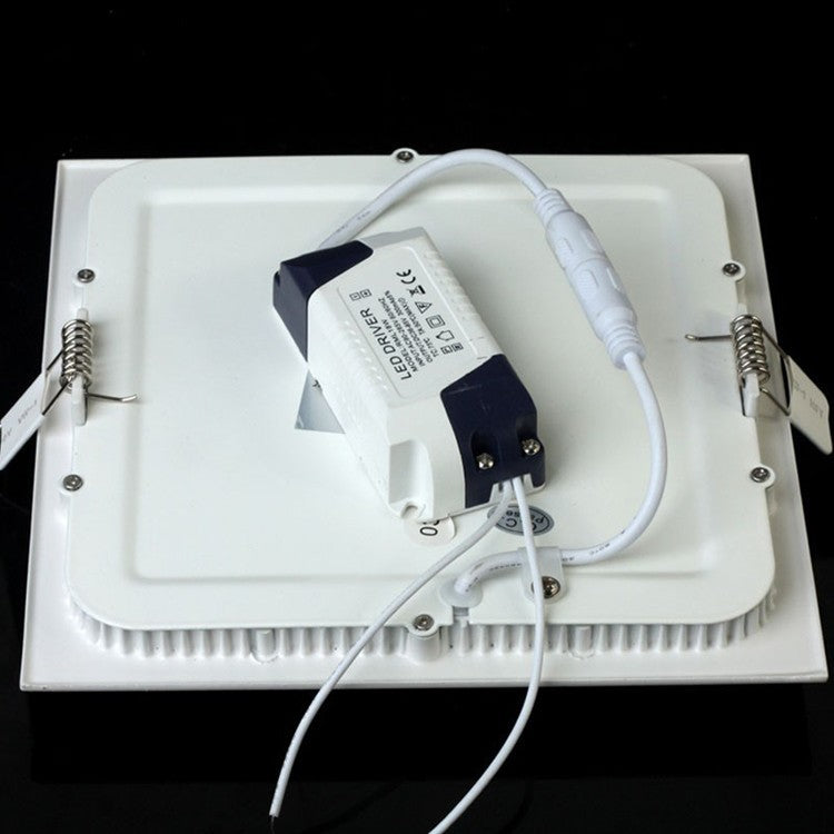 Thickness 3W/6W/9W/12W/15W/18W/24W dimmable LED downlight Square LED panel Ceiling Recessed Light bulb lamp AC85-265V smd2835