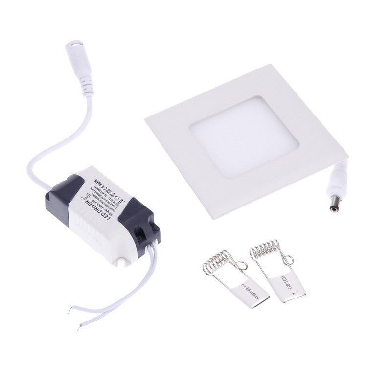 Thickness 3W/6W/9W/12W/15W/18W/24W dimmable LED downlight Square LED panel Ceiling Recessed Light bulb lamp AC85-265V smd2835
