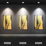 Recessed Led Downlight 12W Ceiling Grid Light Home Living Room Single/Double/Three/Four Square Spotlight Dimmable Led Lighting