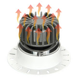 Recessed Led Downlight 12W Ceiling Grid Light Home Living Room Single/Double/Three/Four Square Spotlight Dimmable Led Lighting