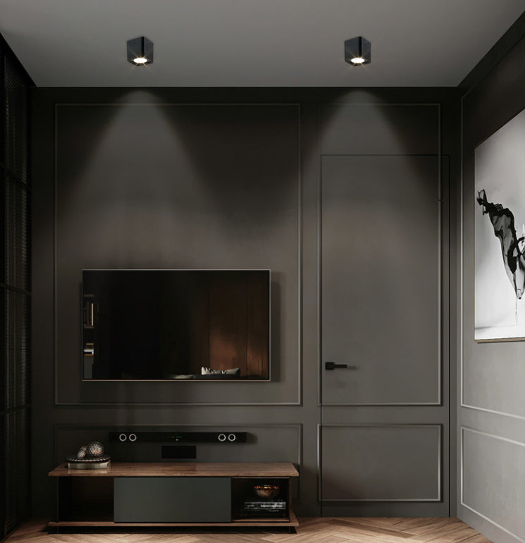 Recessed Led Downlight 12W Ceiling Grid Light Home Living Room Single/Double/Three/Four Square Spotlight Dimmable Led Lighting