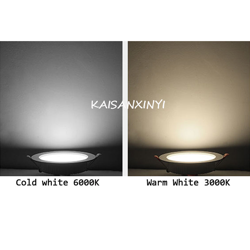 Recessed LED Spot Lighting 220V Ceiling Lamp Bedroom Kitchen Indoor Downlight 3W 5W 7W 9W 12W 15W Thick Aluminum Panel Light