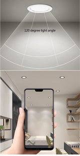 Recessed LED Spot Lighting 220V Ceiling Lamp Bedroom Kitchen Indoor Downlight 3W 5W 7W 9W 12W 15W Thick Aluminum Panel Light