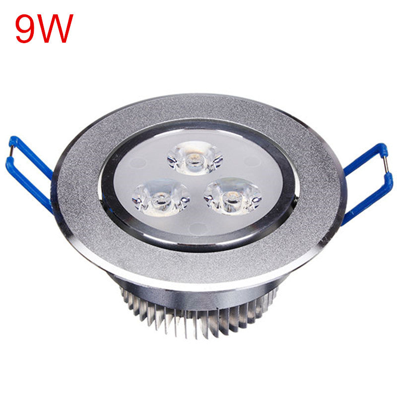 Best price 9W 15W 21W high power 4pcs/lot Recessed Led Downlight AC85-260V with LED Driver Warm White/Cold White Panel Light