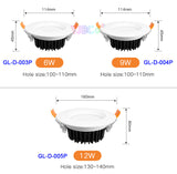 Zigbee 3.0 Smart RGB+CCT LED Downlight Pro 6W/9W/12W Waterproof Rate IP54 For Living Room Kitchen Corridor Bathroom Dinning Room