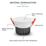 Zigbee 3.0 Smart RGB+CCT LED Downlight Pro 6W/9W/12W Waterproof Rate IP54 For Living Room Kitchen Corridor Bathroom Dinning Room