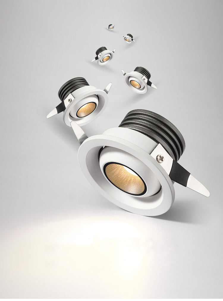 Dimmable 3W 5W LED COB Sopt Light 24° Mini Downlight 85-265V Ceiling Lamp For Home Shopping Mall Hotel Office Lighting