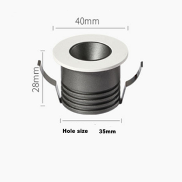 Dimmable 3W 5W LED COB Sopt Light 24° Mini Downlight 85-265V Ceiling Lamp For Home Shopping Mall Hotel Office Lighting