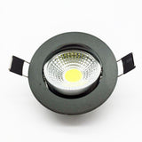 New arrivel LED Dimmable Led downlight lamp black COB 3w 5w 7w 12w Spot light 85-265V ceiling recessed Lights Indoor Lighting