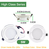 Kaguyahime 220V 110V Aluminum LED Downlights 3W 5W 10W 15W Led Lamp Living Room High Bright LED Spot Down Light Indoor Lighting