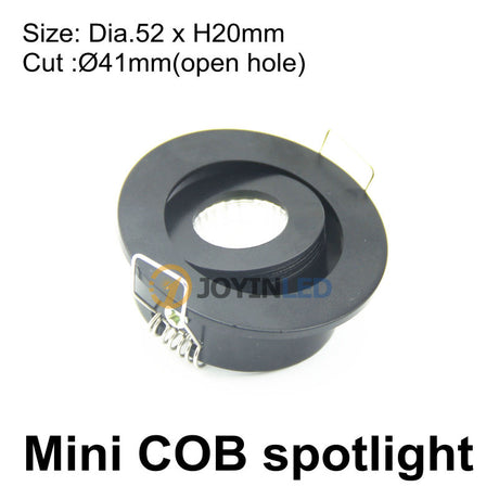  CE ROSH black color 3*1W round mini cob led spotlight Downlight Cold White Warm White Spotlight