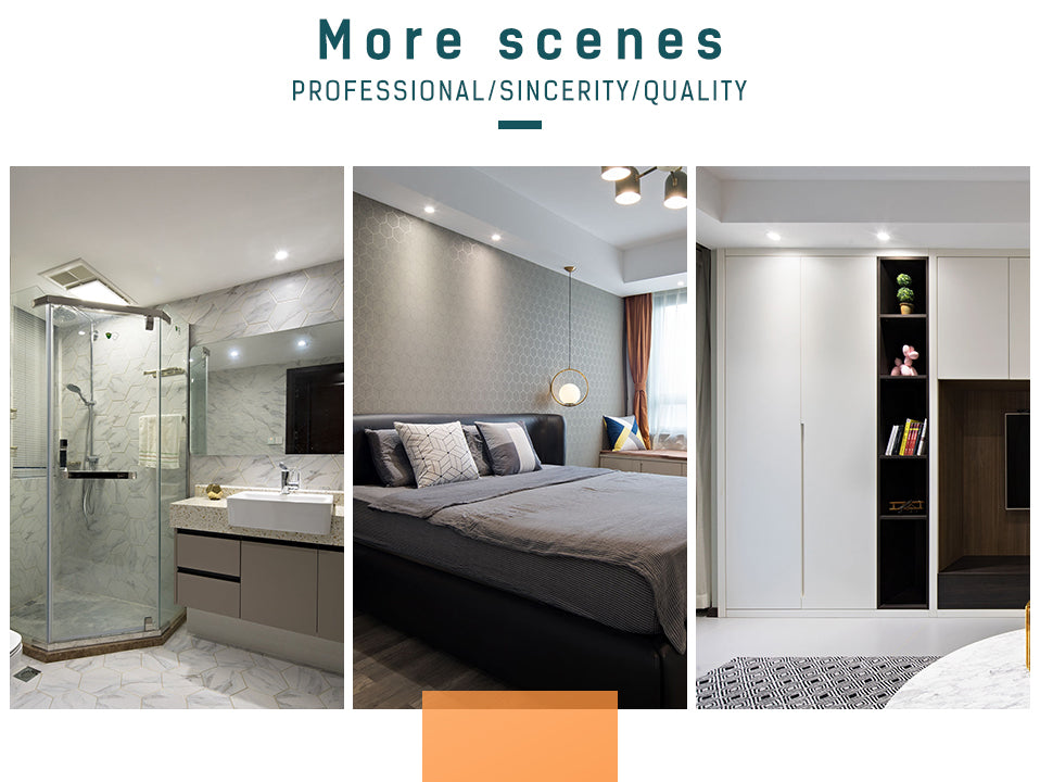 LED Downlight Ultra Thin 2.5inch Tri-color  Down light Aluminum Indoor Bedroom AC220V 5W Office Lightings Lamp LED Spot Light