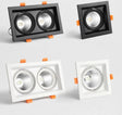 Super Bright Square Dimmable COB LED Recessed Downlight 10W/20W 3000K/4000K/6000K Ceiling Spot Lamp AC110 220V Home Decors