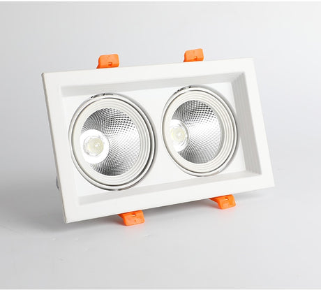 Super Bright Square Dimmable COB LED Recessed Downlight 10W/20W 3000K/4000K/6000K Ceiling Spot Lamp AC110 220V Home Decor