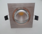 LED Downlight 10pcs led spot Square Bright Recessed LED Dimmable COB 7W 9W 12W LED Spot light decoration Ceiling Lamp AC110V 220V