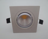 LED Downlight 10pcs led spot Square Bright Recessed LED Dimmable COB 7W 9W 12W LED Spot light decoration Ceiling Lamp AC110V 220V
