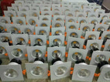LED Downlight 10pcs led spot Square Bright Recessed LED Dimmable COB 7W 9W 12W LED Spot light decoration Ceiling Lamp AC110V 220V