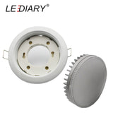 LEDIARY Bright Separable Led Downlights Round Recessed 8W 110-240V 90mm Cut Hole Aluminum GX53 Light Source 3000K/4000K/6000K