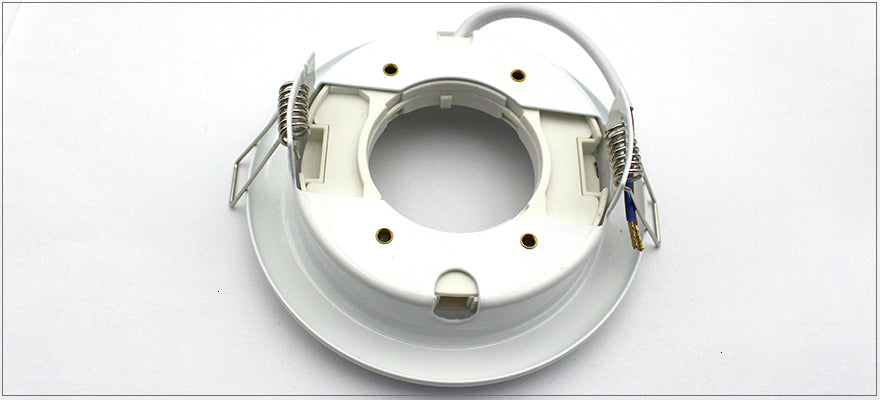 LEDIARY Bright Separable Led Downlights Round Recessed 8W 110-240V 90mm Cut Hole Aluminum GX53 Light Source 3000K/4000K/6000K