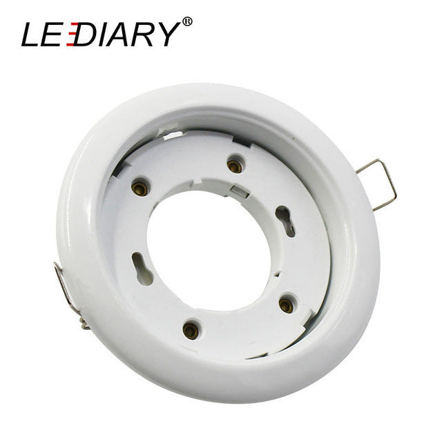 LEDIARY Bright Separable Led Downlights Round Recessed 8W 110-240V 90mm Cut Hole Aluminum GX53 Light Source 3000K/4000K/6000K