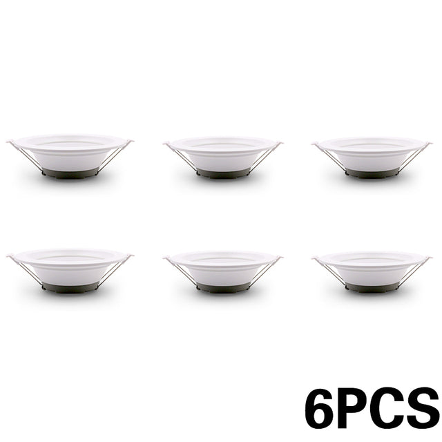 LED Downlight Ceiling Light Indoor Light Large Size 6PCS Ultra-bright Round White 5W 7W 12W 18W 220V-240V Cold White Warm White
