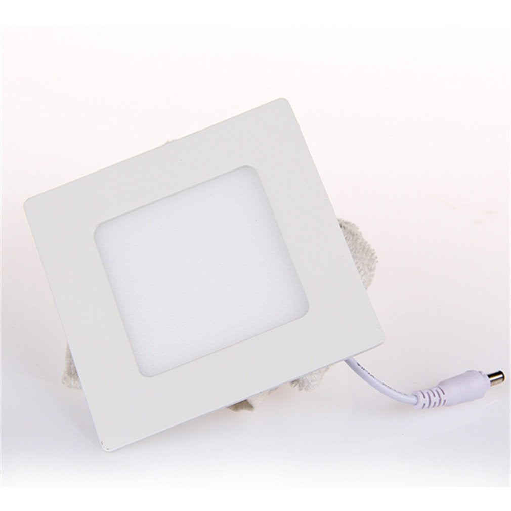 Newest 18W Day White LED Recessed Downlight Square Flat Thin Ceiling Panel Light Dimmable Downlight