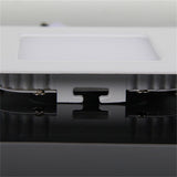 Newest 18W Day White LED Recessed Downlight Square Flat Thin Ceiling Panel Light Dimmable Downlight