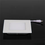 Newest 18W Day White LED Recessed Downlight Square Flat Thin Ceiling Panel Light Dimmable Downlight