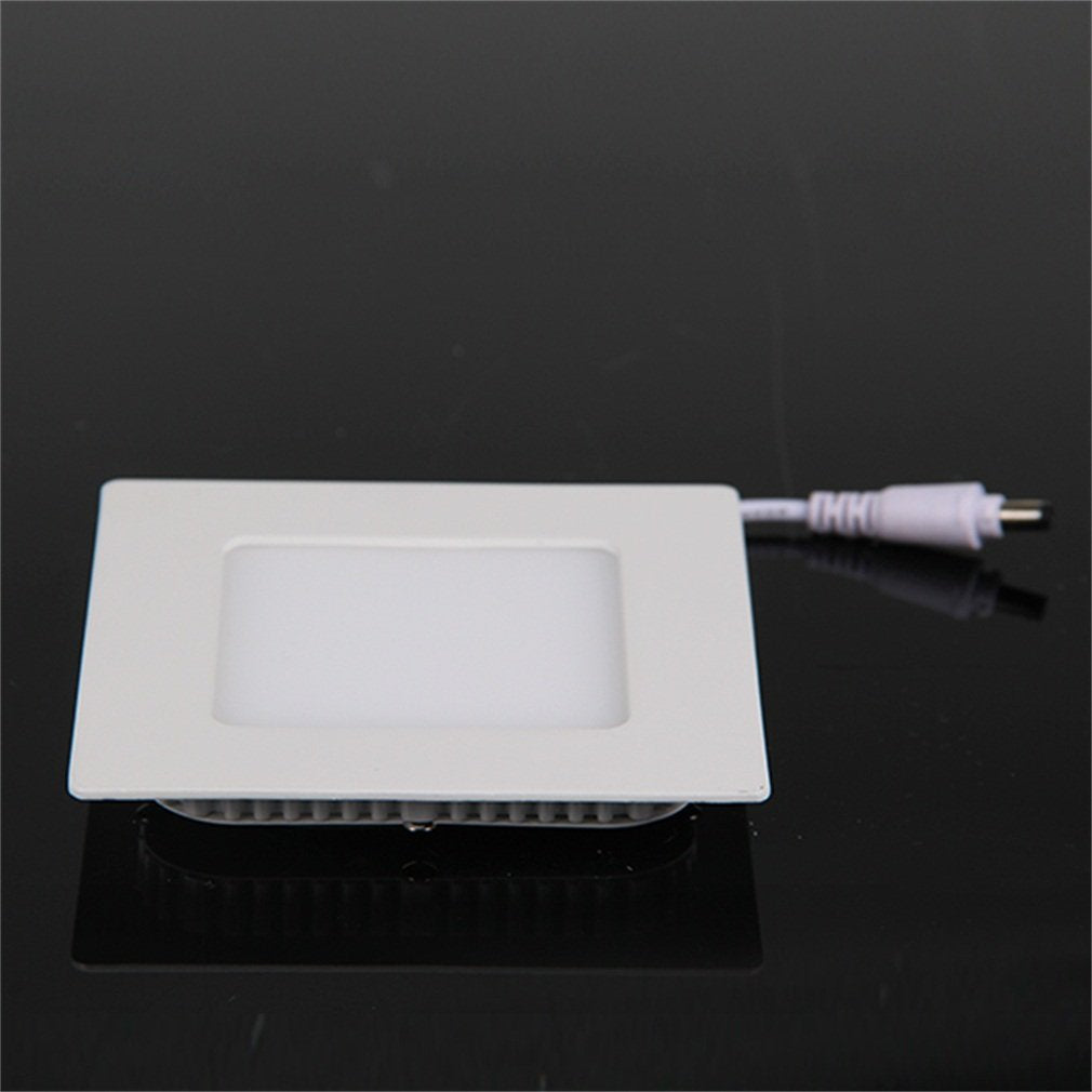 Newest 18W Day White LED Recessed Downlight Square Flat Thin Ceiling Panel Light Dimmable Downlight